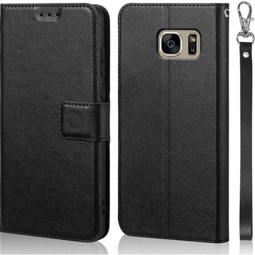 Luxury Flip Case for Samsung Galaxy S7 Edge G9350 G935A G935F Cover Original Book Design Leather Phone Coque Wallet Capa Stand