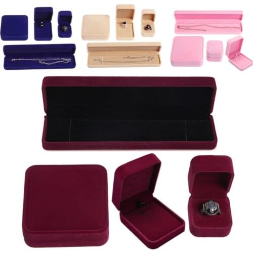 12 Styles Jewelry Ring Earring Necklace Bracelet Storage Box Organizer Display Case Christmas anniversary birthday Box Gifts