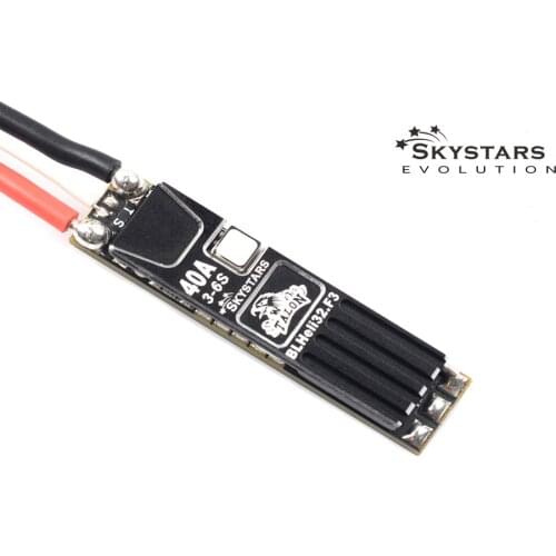 Skystars Slim40A 40A Blheli_32 F3 MCU 3-6S Brushless ESC for QAV 170-330 RC For FPV Racer RC Models Accesseries Good Parts