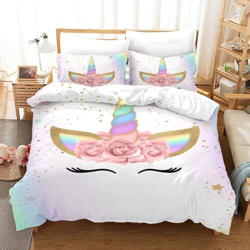 3D Custom Comfortable Soft Quilt Cover/Blanket Cover Trumpet/Large/Children Cartoon Quilt Cover Suitable For Little Girls
