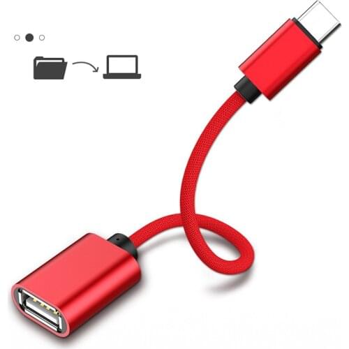 USB Type C OTG Adapter Type-C Female Converter Cable Flash Drive Reader Mouse Gamepad Tablet usbc Mobile Phone USB 2.0 Connector