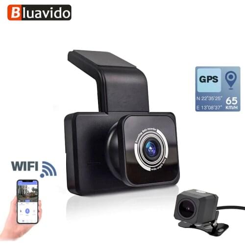 Bluavido A10 Car DVR Camera WiFi Speed N GPS Track 1080P Dash Cam 24H Parking Monitor Car registrar video recorder Night Vision