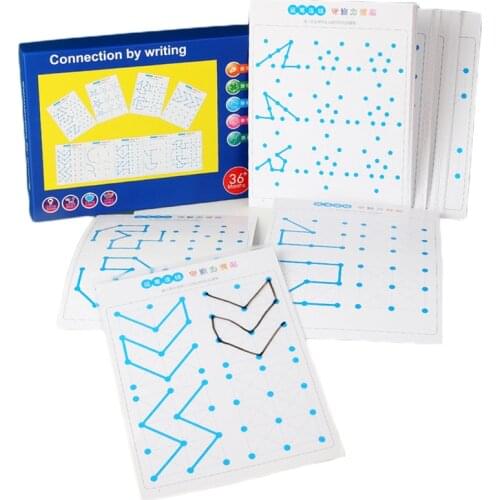 Childrens Attention Visual Tracking Connection By Writing Hand-eye Coordination Control Pen Training Math Toy Educational Toys