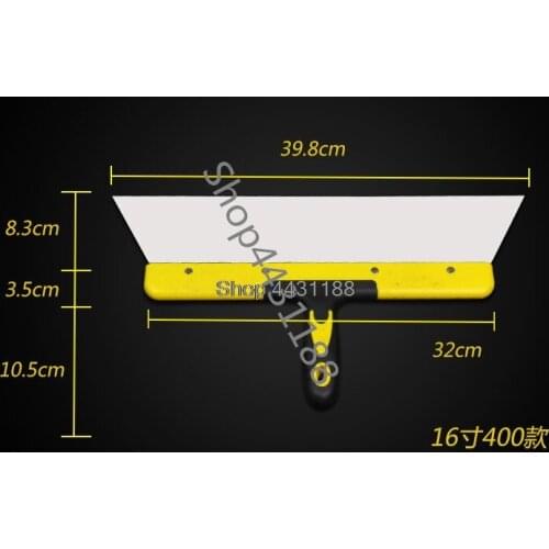 High quality 1pcs 398*320mm High Quality Thicker Elastic steel Plastic Handle Putty Knife Set Scraper Construction Tools