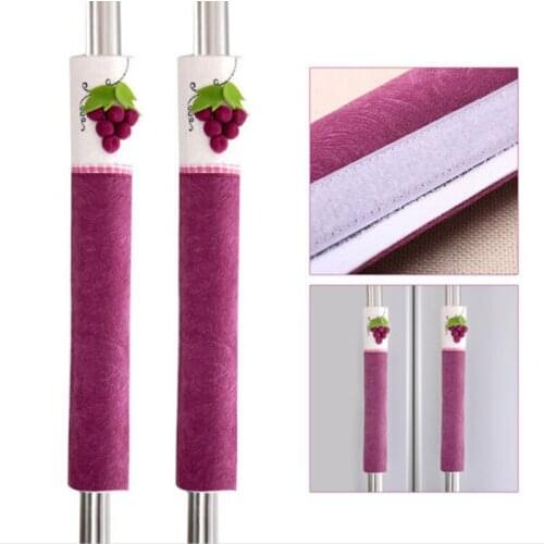 High-quality Cloth Refrigerator Door Handle Covers Embroidered Lace Handle Wrap Refrigerator Door Stand Handle Protector