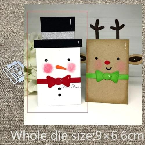 XLDesign Craft Metal Cutting Die Stencil Christmas snowman decoration Scrapbook Paper Card Craft Album DIY Embossing Die Cuts