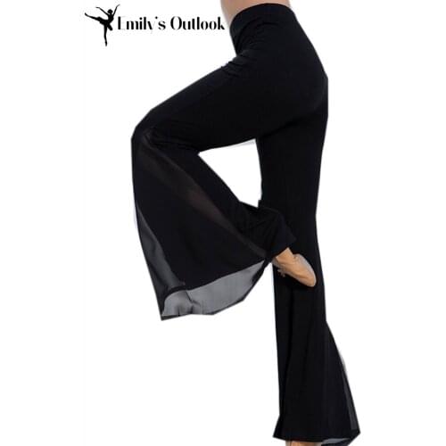 Women Latin Pants Comfortable Modal Trousers Dancer Practice Long Leggings Plus Size