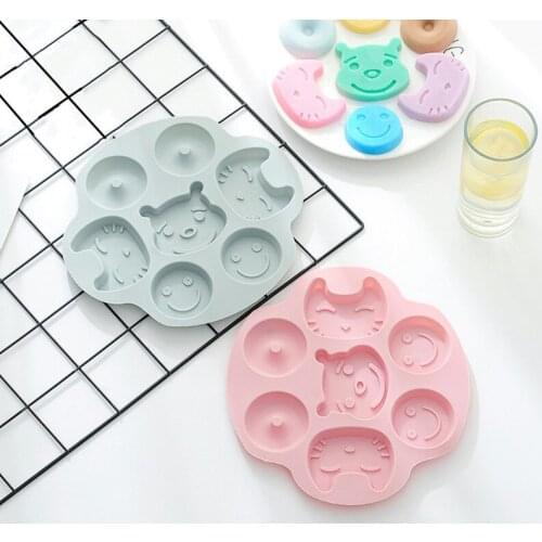 1pc animal Silicone Cake Mold DIY Fondant Cake Decorating Tools Handmade Soap Chocolate Mold Ice Cube Tray
