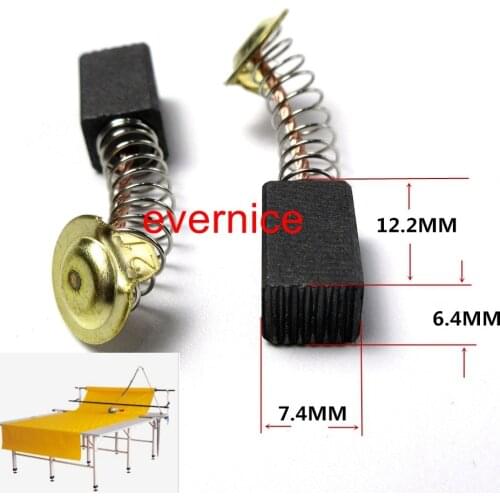 2 Pcs Carbon Brush For Cloth Cutting Machine End Cutter Tool