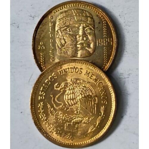 20mm Mexico ,100% Real Genuine Comemorative Coin,Original Collection