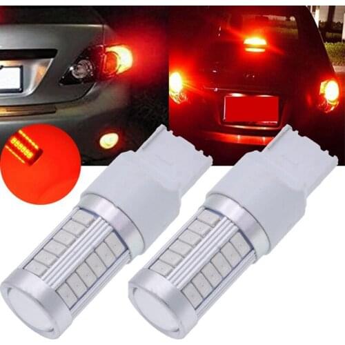 7440, 992, T20 Led Bulbs Red 900 Lumens Super Bright Turn Signals Light Brake Stop Parking Light Back Up Reverse Light Tail Ligh