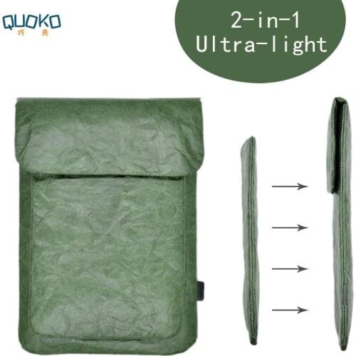 Double Layer High Capacity Laptop Bag cover,Tyvek fiber paper laptop sleeve case for Surface Go 10" Pro6 12.3" Laptop2 13.5"