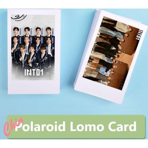 2021 INTO1 Group Plus Single Person Polaroid Lomo Card Photo Album Printed Photo Postcard Chinese Star Around Collection Gift