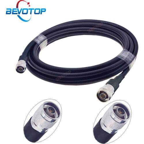 N Type Male to Male LMR400 Jumper Pigtail Radio WIFI Extension Cable for 4G LTE Cellular Amplifier Cell Phone Signal Booster