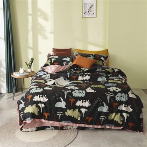 Svetanya 600TC Egyptian Cotton Bedding Set Queen King Size Linens (Flat Fitted Sheet Pillowcase Quilt Cover)