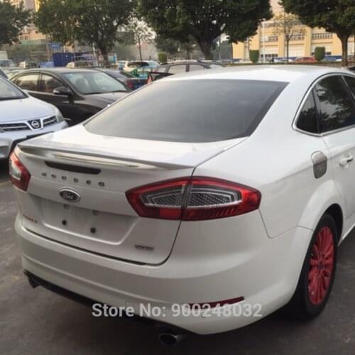 For Ford Mondeo 2006-2012 ABS Plastic Color Rear Roof Spoiler Wing Trunk Lip Boot Cover Car Styling