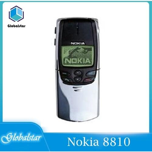 Nokia 8810 refurbished mobile phones Used (90% New) Original Unlocked GSM 1 Sim card Slide 1year warranty Free Shipping Fast