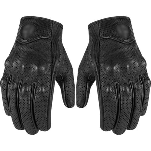 Men Outdoor Riding Gloves Motorcycle Mountain Faux Leather Wear-resistan Glove Y1QE