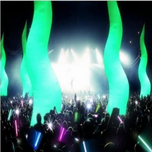 Amazing 20 Feet High Inflatable Lighting Cone For Party,Stage,Wedding,Concert