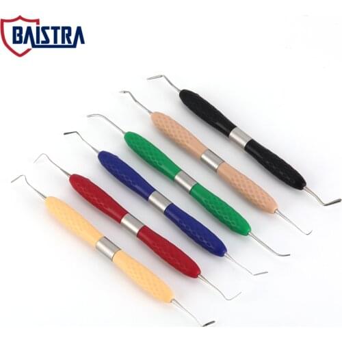 Dental Resin Filler Aesthetic Restoration Kit fit for LM Resin Knife Plastic Dresser with Silicone Handle CT-1/2/3/4/5/6