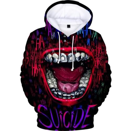 Autumn new style hot sale men and women all-match hoodie hip-hop funny street clothing 3D printing couple outfit