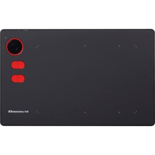 10moons G20 Graphic Tablet 21.4*14.4cm Large Board Exclusive Phone Painting Area with 8192 Levels Pressure Passive Pen 5080 LPI