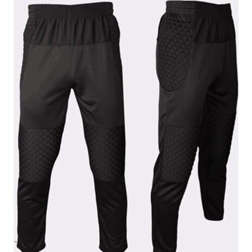 Professional Kids Soccer Training Pants Rugby Goalkeeper Pant Sponge Football Goal Keeper Trousers Goalie Sports Knee pad cotton