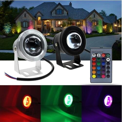 Led Underwater Light RGB 10W 12V Led Underwater Light 16 Colors Waterproof IP65 Fountain Pool Lamp Lighting