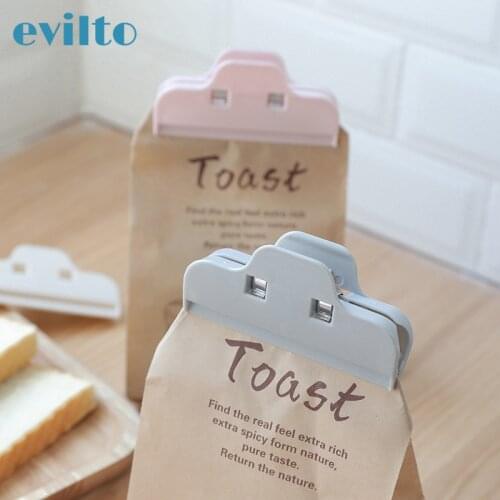 Kitchen Food Sealing Clip Portable Practical Snack Plastic Bag Sealer Clip for Packages Household Fresh-keeping Sealing Clip