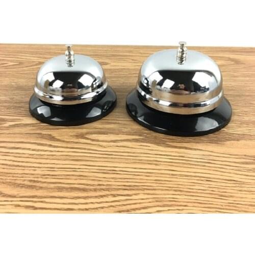 Stainless Steel Restaurant Bar Bell Desk Kitchen Hotel Counter Reception Bar Ringer Call Service Bar Tools