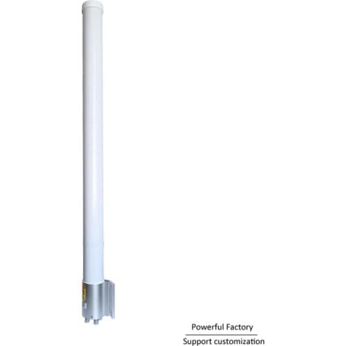 2.4g 5.8g White Cylinder Waterproof 4 N connectors Outdoor Omni Fiber-glass Antenna with 10dBi 1pcs