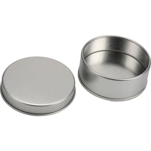 6.5*2.5cm 500pcs/lot Small silver tea box pill storage box cosmetic storage box F20173354