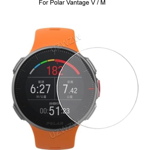 For Polar Vantage V / Vantage M Smart Watch Screen Protector Protective Tempered Glass Film Explosion-proof