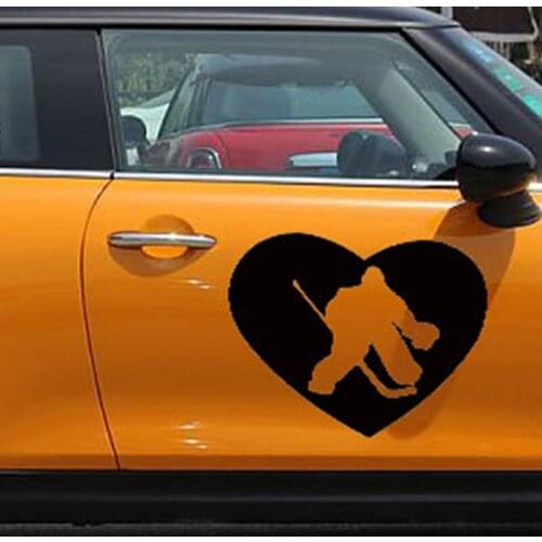 50cm x 41.3cm Hockey Goalie Glove Sports Car Sticker For Cars Side, Truck Window ,Auto SUV Door Kayak Vinyl Decal 8 Colors