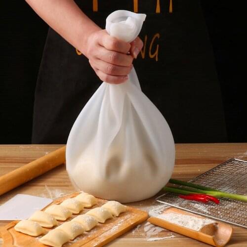 Food Grade Silicone Kneading Dough Bag Flour Mixer Bag Soft High Temperature Resistance Bread Pastry Pizza Kitchen Baking Tool