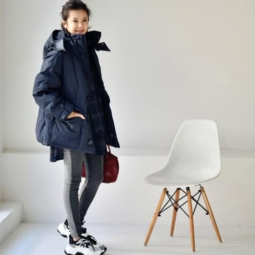 MICOCO A2103A Artistic large size elastic slim color patchwork elastic waist thickened leggings women