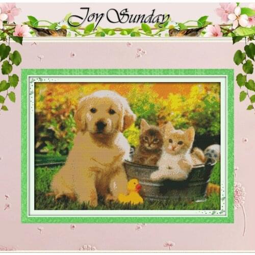 Sweet Friend Patterns Counted Cross Stitch 11CT 14CT Cross Stitch Sets Wholesale Chinese Cross-stitch Kits Embroidery Needlework