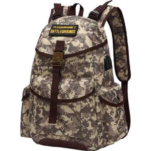 Playerunknowns Battlegrounds PUBG Winner Chicken Dinner Level1-3 Instructor Backpack Multi-functional Backpack Multicolor