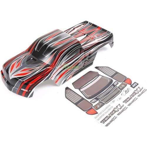 Car Shell Body & Decal Sticker Set Fit for 1/8 HPI Racing Savage XL FLUX Rofun Rovan TORLAND Monster Brushless Truck Toys Parts