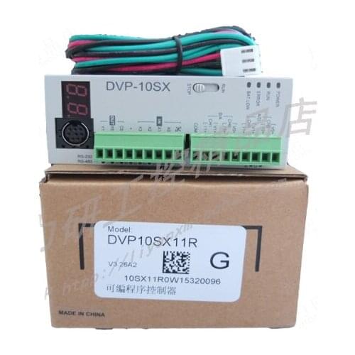 New Original DVP10SX11R DC24V PLC 2AI 2DO 2AO Relay