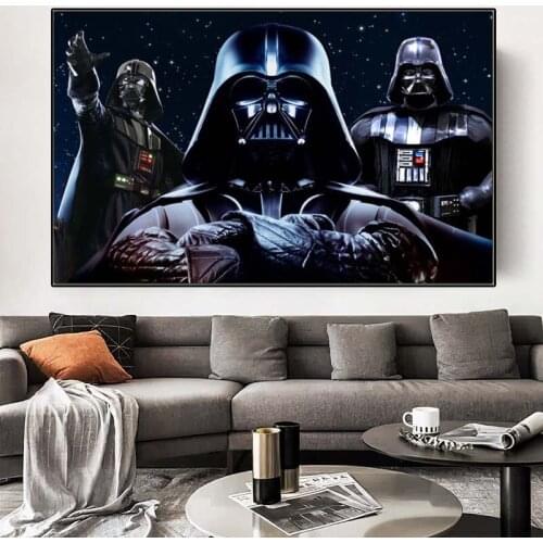 Star Wars Darth Vader Anime Posters Disney Abstract Canvas Painting and Prints Wall Art Print Wall Picture Home Decor Boys Gifts