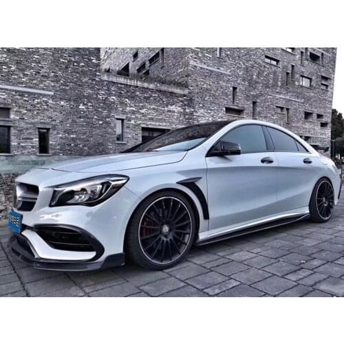 Applicable to Benz W117 Cla Class Cla200 220 260 45 Refitting Special Carbon Fiber Skirt Side Shovel
