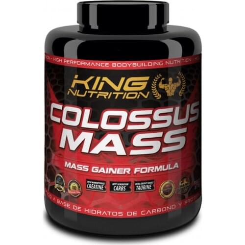 Protein carbs creatine COLOSSUS MASS 3KG Cookies & Cream KING NUTRITION