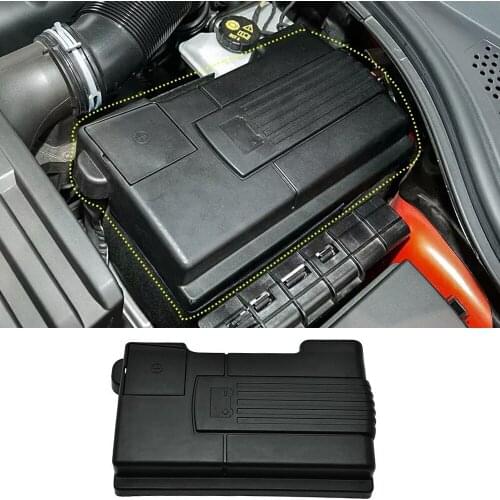 For Volkswagen VW Passat B8 2015 Car Engine Battery Protection Cap Dustproof Cover Positive Negative Battery Rustproof Shell