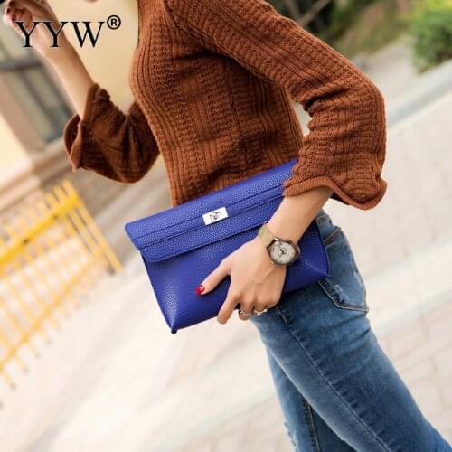 Clutch Bag Women Luxury Evening Bags Women Ladies Clutch Pu Leather Envelope Clutch Bags Leather Women Purse Hand Bags Clutches