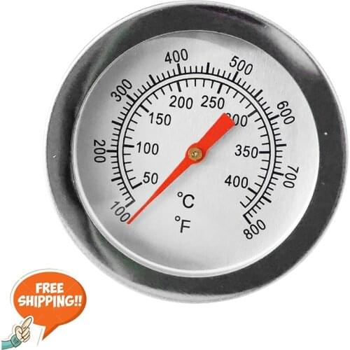 Grill Meat Thermometer Dial Temperature Gauge Gage Cooking Food Probe Household Kitchen Tools Stainless Steel BBQ Accessories