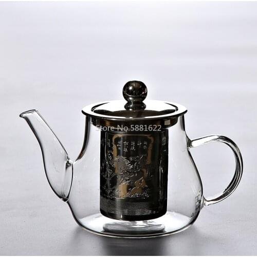 Heat-resistant Glass Teapot with Infuser Tea Pot Glass Tea Set