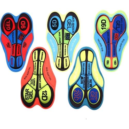 Fietsen Korte Kussen Ademend 9D Pads Fietsen Base Kussen Outdoor Fietsen Ondergoed 20D Silicagel Pad Rijden Accessoire