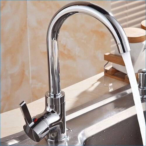 Rotating kitchen mixer tap,brass Kitchen Faucet,Deck Mounted Kitchen,single handle kitchen faucet,J14087