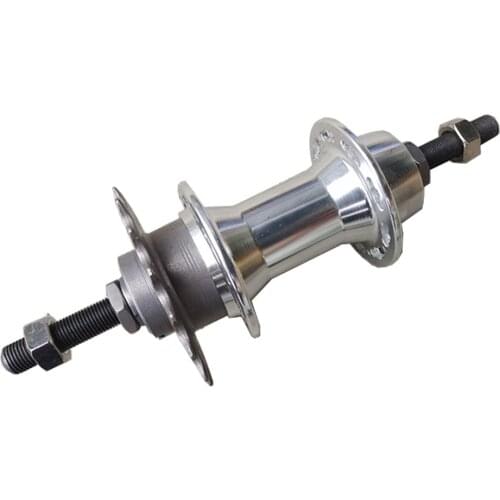 Japan 36 hole 16 T single speed solid axis lady bike V brake bicycle rear hub